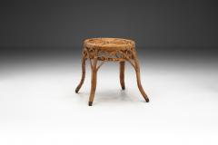Woven Rattan Stool Europe Early 20th Century - 3544984