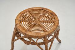 Woven Rattan Stool Europe Early 20th Century - 3544985