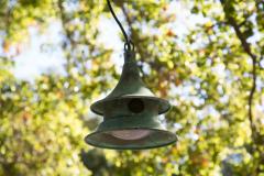 Wren House Outdoor Suspension Lamp in Verdigris Copper - 2607770