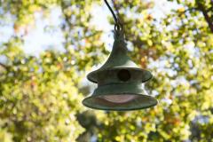 Wren House Outdoor Suspension Lamp in Verdigris Copper - 2607772