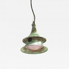 Wren House Outdoor Suspension Lamp in Verdigris Copper - 2609303