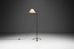 Wrought Iron Adjustable Floor Lamp with Spiral Detaile Europe Mid 20th Century - 4244363