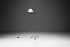 Wrought Iron Adjustable Floor Lamp with Spiral Detaile Europe Mid 20th Century - 4244364