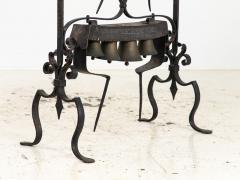 Wrought Iron Latten Bell Stand Three Tier English Late 19th C  - 4435395