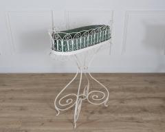 Wrought Iron Planter with Scrollwork Stand 20th Century - 4432062