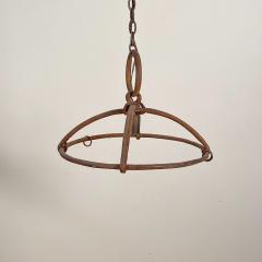 Wrought Iron Rack Chandelier Spain Circa 18 19th Century - 1431540