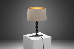 Wrought Iron Table Lamp with Chain Links France 1960s - 3227800