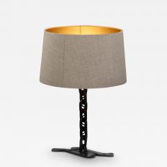 Wrought Iron Table Lamp with Chain Links France 1960s - 3229535