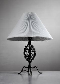 Wrought iron Austrian table lamp - 4759605