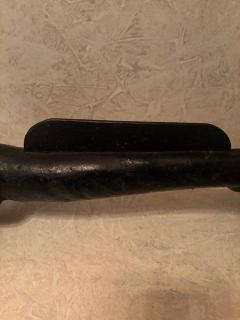 Wrought iron dachshund boot scraper - 4672094