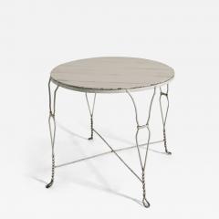 Wrought iron dining table 1920s  - 4540493