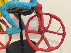 Wyona Diskin Wyona Diskin Couple Riding a Bicycle Large Sculpture - 1342148