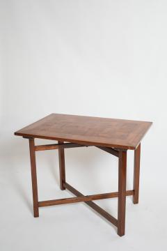 X shaped foot chessboard table XIXth c  - 4695733