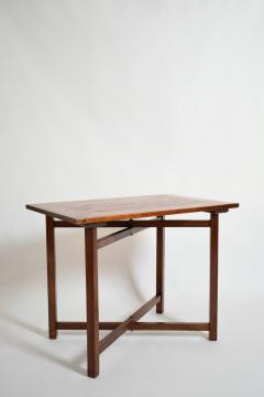 X shaped foot chessboard table XIXth c  - 4695734