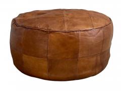 XL Patchwork Leather Pouf Ottoman Style De Sede 1980 - 4049698