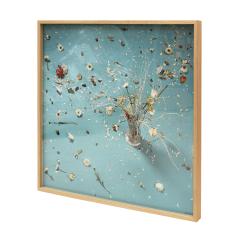 Xurxo G mez Chao Gran Bouquet Azul By Xurxo G mez Chao Floral Blue Abstract Still Life 2017 - 4439441