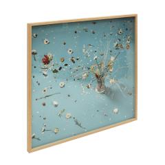 Xurxo G mez Chao Gran Bouquet Azul By Xurxo G mez Chao Floral Blue Abstract Still Life 2017 - 4439443