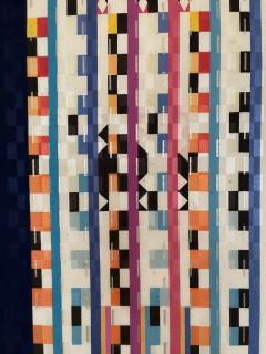 Yaacov Agam 1981 Silk tapestry by Yaacov Agam - 4476008