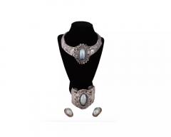 Yaacov Heller Silver Mabe Pearl 3 Piece Jewelry Set - 4054197