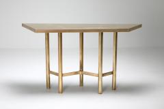 Yann Dessauvages Brass contemporary console table 2015 - 1382625