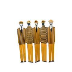 Yannis Gaitis Sculpture Five Figures Yannis Ga tis 1923 1984 ca 1970s - 4699635