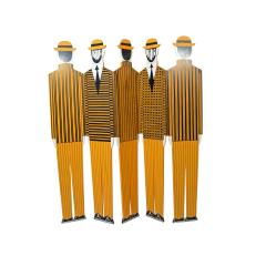 Yannis Gaitis Sculpture Five Figures Yannis Ga tis 1923 1984 ca 1970s - 4699636