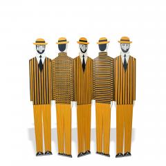 Yannis Gaitis Sculpture Five Figures Yannis Ga tis 1923 1984 ca 1970s - 4699998