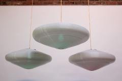 Yasha Heifetz Single Mid Century Modern Spun Plastic Rotaflex Pendant Lamp by Yasha Heifetz - 2834961