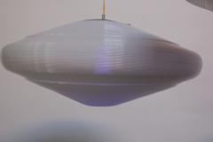 Yasha Heifetz Single Mid Century Modern Spun Plastic Rotaflex Pendant Lamp by Yasha Heifetz - 2834965
