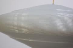 Yasha Heifetz Single Mid Century Modern Spun Plastic Rotaflex Pendant Lamp by Yasha Heifetz - 2834966