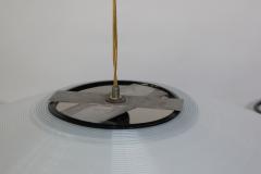 Yasha Heifetz Single Mid Century Modern Spun Plastic Rotaflex Pendant Lamp by Yasha Heifetz - 2834970
