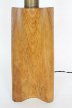 Yasha Heifetz Yasha Heifetz Biomorphic Ash Table Lamp with Milk Glass Shade 1940s - 2875296