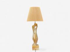 Yasha Heifetz Yasha Heifetz Style Ceramic Abstract Table Lamps USA 1960s - 4313264