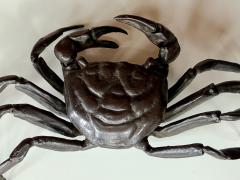 Yasunosuke VI Ryubundo Japanese Bronze Articulated Crab Okimono Meiji by Yasunosuke Ryubundo VI - 4531806