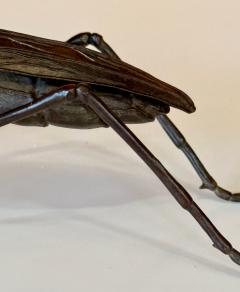 Yasunosuke VI Ryubundo Large Japanese Articulate Bronze Praying Mantis Jizai Yasunosuke Ryubundo VI - 4532959