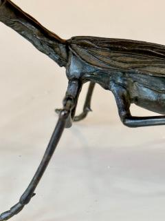 Yasunosuke VI Ryubundo Large Japanese Articulate Bronze Praying Mantis Jizai Yasunosuke Ryubundo VI - 4532962