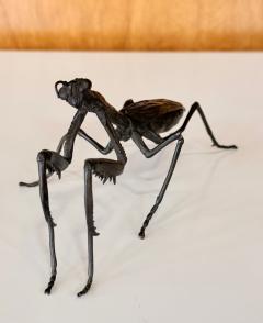 Yasunosuke VI Ryubundo Large Japanese Articulate Bronze Praying Mantis Jizai Yasunosuke Ryubundo VI - 4532967