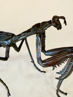 Yasunosuke VI Ryubundo Large Japanese Articulate Bronze Praying Mantis Jizai Yasunosuke Ryubundo VI - 4532971