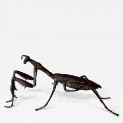 Yasunosuke VI Ryubundo Large Japanese Articulate Bronze Praying Mantis Jizai Yasunosuke Ryubundo VI - 4533322