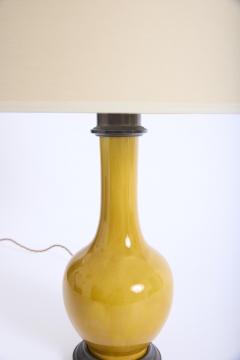 Yellow Ceramic Table Lamp - 4771686
