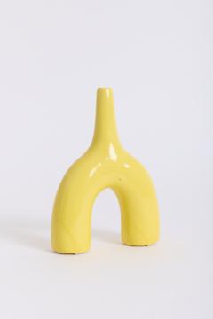 Yellow Ceramic Vase - 4497446