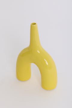 Yellow Ceramic Vase - 4497448
