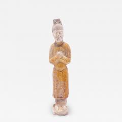 Yellow Glazed MIngqi Spirit Scholar - 4173449