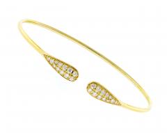 Yellow Gold Diamond Flexible Bracelet - 4348025