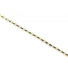 Yellow Gold and Diamond Italian Bracelet - 4615871