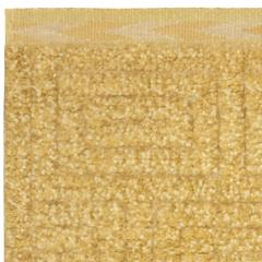 Yellow Midcentury Modern Swedish Half Pile Rug Designed by Elsa Gullberg - 2441804