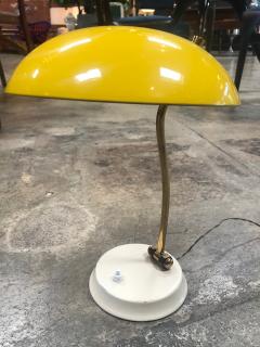 Yellow Midcentury Table Lamp Italy 1950s - 702133