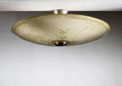 Yellow glass pendant - 4482691