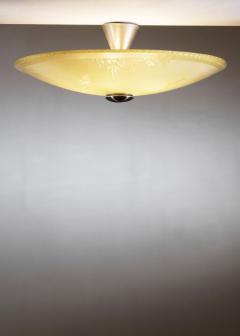 Yellow glass pendant - 4482693