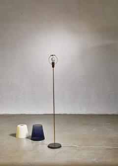 Yki Nummi Yki Nummi floor lamp with two layered shade for Orno Finland 1960s - 1085335